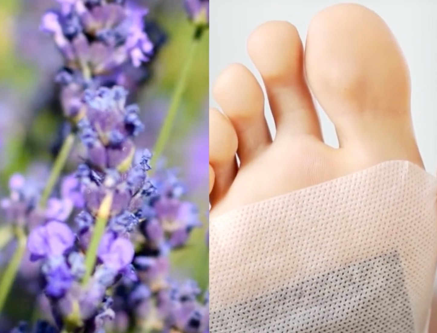 Parches de Lavanda para Pies