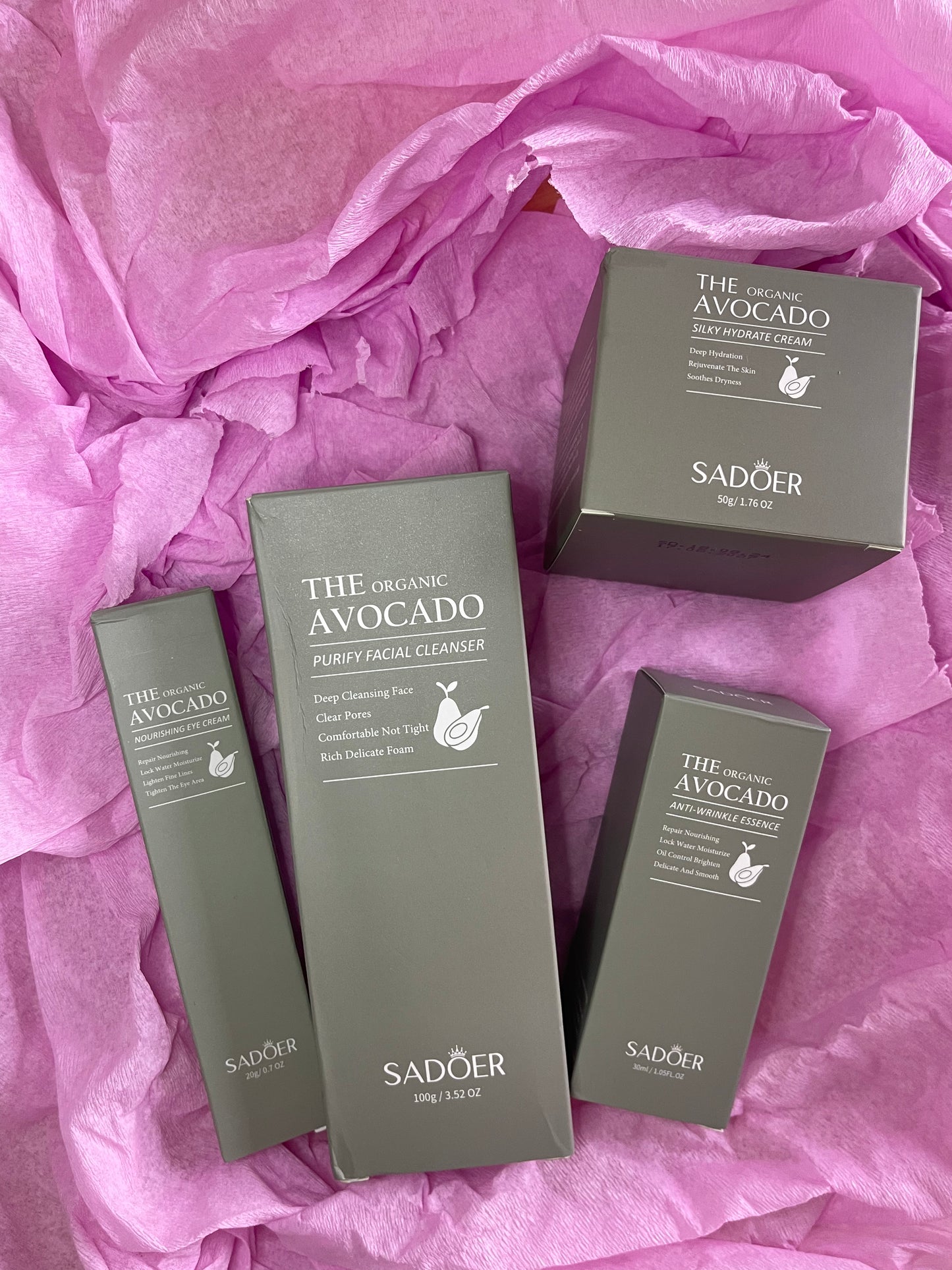 🌿 Pack Cosmética de Aguacate – Belleza Natural, Hidratación Profunda 🥑