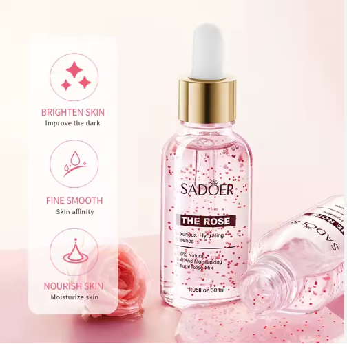 Esencia Facial 100% Natural con Extracto de Rosa