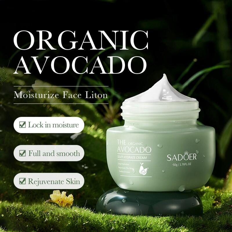 Crema Facial Hidratante de Aguacate Orgánico