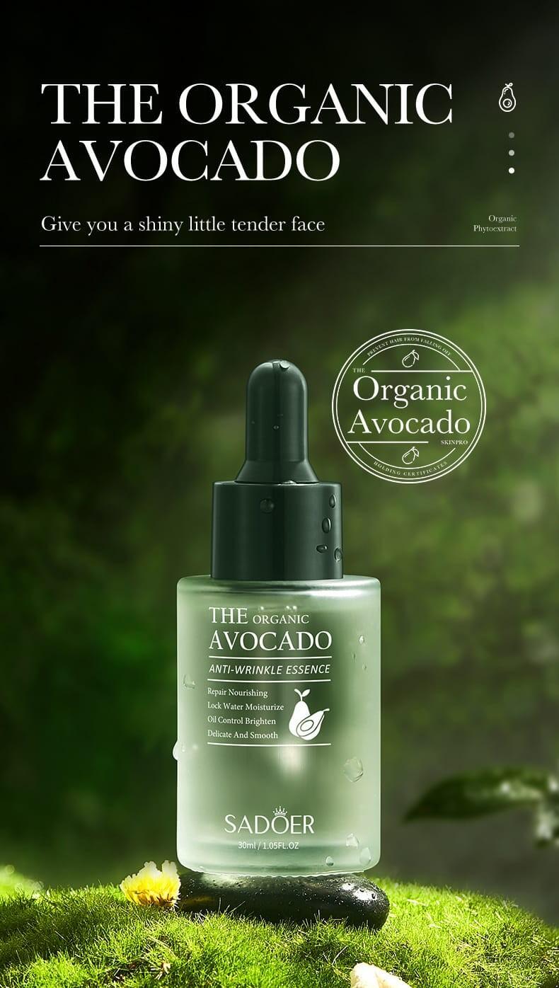 Esencia Orgánica de Aguacate Antiarrugas