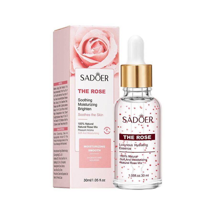 Esencia Facial 100% Natural con Extracto de Rosa