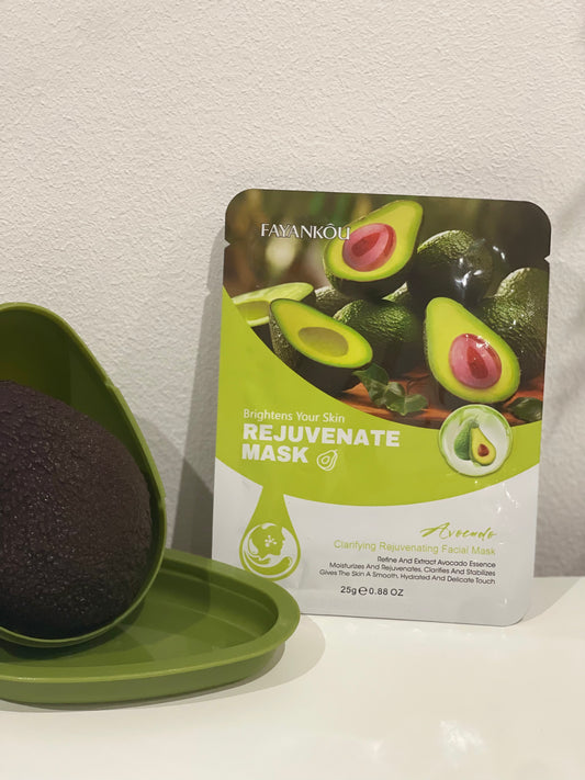 Mascarilla Facial Clarificante y Rejuvenecedora de Aguacate