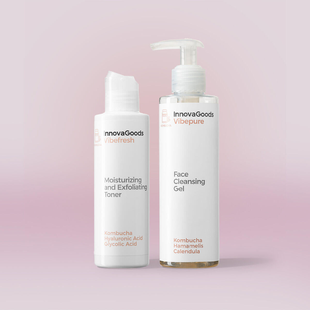 Pack de Limpieza Facial Kombucha de InnovaGoods