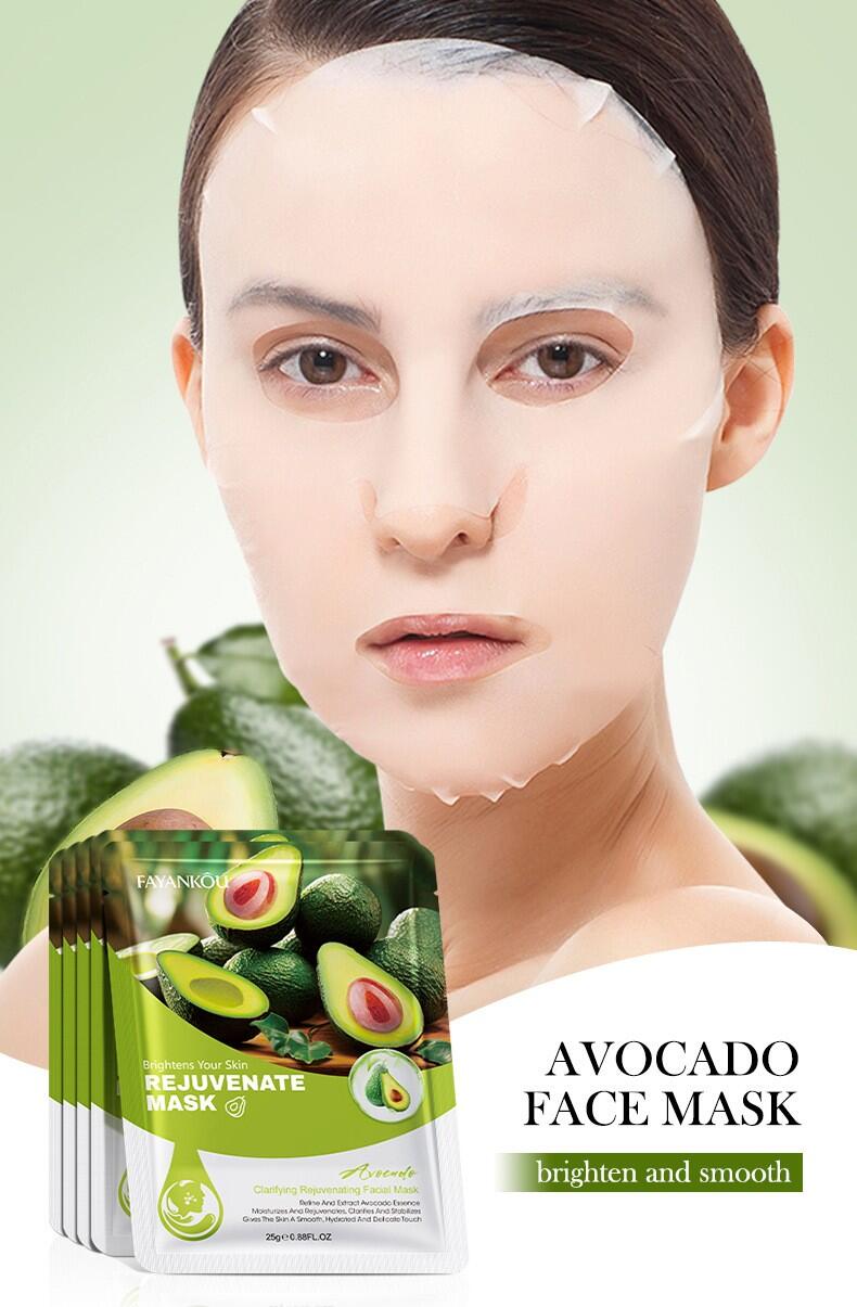 Mascarilla Facial Clarificante y Rejuvenecedora de Aguacate