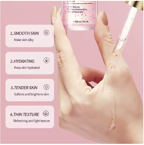 Esencia Facial  100% Natural con Extracto de Rosa