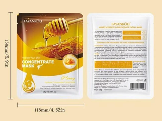 Mascarilla Facial Concentrada Hidratante de Miel